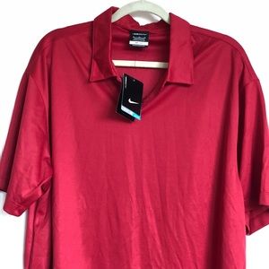 Nike Red Golf Dry-fit Polo NWT Sz XL